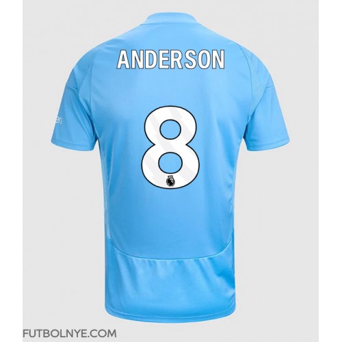 Camiseta Nottingham Forest Elliot Anderson #8 Tercera Equipación 2024-25 manga corta